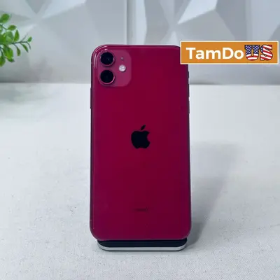 iPhone 11 | 64GB | Red | Unlocked - Good - Real photo at TamDo.us
