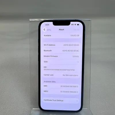iPhone 13 | 128GB | Unlocked | Blue *Please READ* - Thumbnail 7