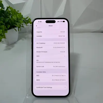 iPhone 15 Plus | 128GB | Black Titanium | Unlocked - Thumbnail 7