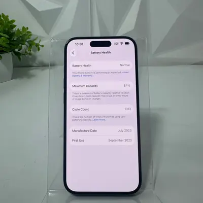 iPhone 15 Pro | 128GB | Black Titanium | Unlocked - Thumbnail 4