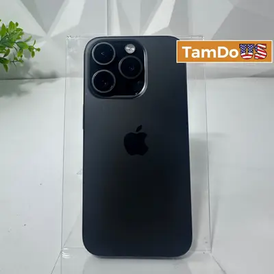 iPhone 15 Pro | 128GB | Black Titanium | Unlocked - Good - Real photo at TamDo.us