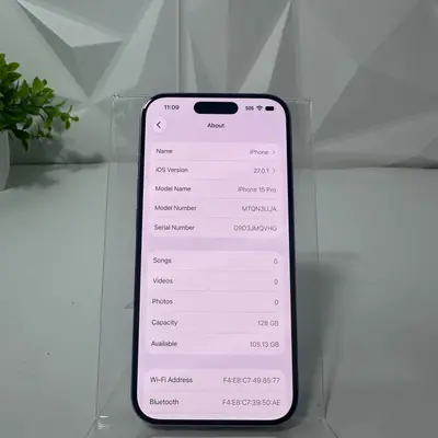 iPhone 15 Pro | 128GB | White Titanium | Unlocked - Thumbnail 6