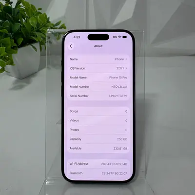 iPhone 15 Pro | 256GB | Blue Titanium | Unlocked - Thumbnail 5