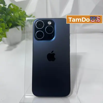 iPhone 15 Pro | 256GB | Blue Titanium | Unlocked - Good - Real photo at TamDo.us