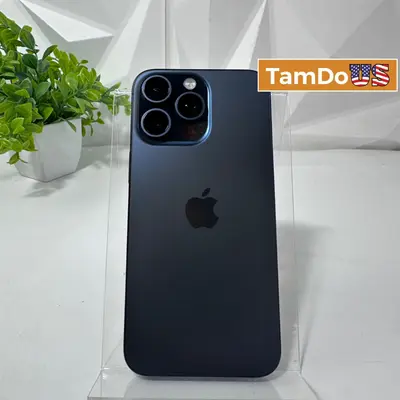 iPhone 15 Pro Max | 256GB | Unlocked | Blue Titanium - Good - Real photo at TamDo.us