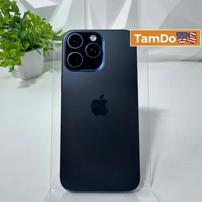 iPhone 15 Pro Max | 256GB | Unlocked | Blue Titanium - Good - Real photo at TamDo.us