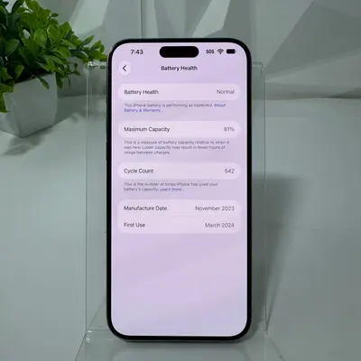 iPhone 15 Pro Max | 256GB | Unlocked | Natural Titanium - Thumbnail 4