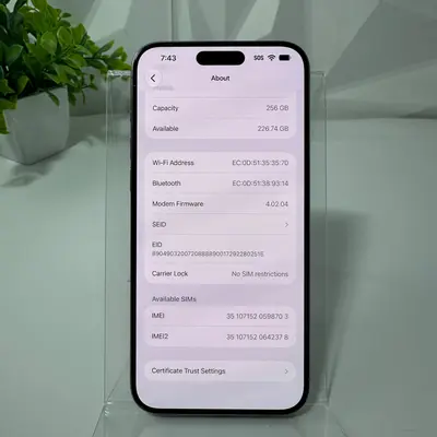 iPhone 15 Pro Max | 256GB | Unlocked | Natural Titanium - Thumbnail 5