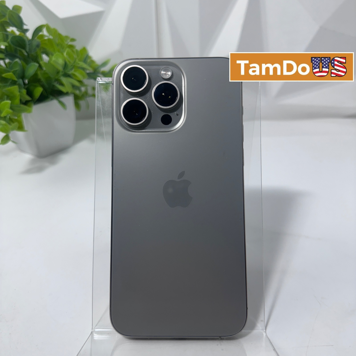 iPhone 15 Pro Max | 256GB | Unlocked | Natural Titanium - Photo 1 - Real photo at TamDo.us