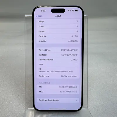 iPhone 15 Pro Max | 512GB | Black | Unlocked - Thumbnail 6