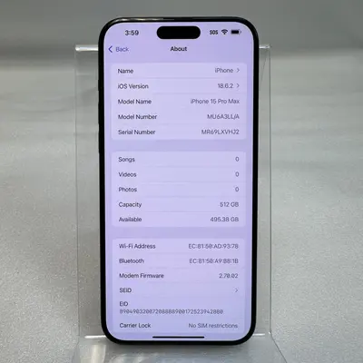 iPhone 15 Pro Max | 512GB | Black | Unlocked - Thumbnail 5