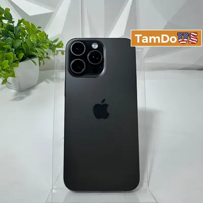iPhone 15 Pro Max | 512GB | Unlocked | Black Titanium - Good - Real photo at TamDo.us