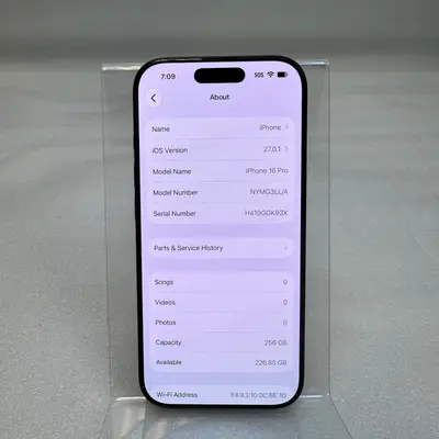 iPhone 16 Pro | 256GB | Black Titanium | Unlocked - Thumbnail 5