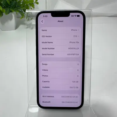 iPhone 16e | 128GB | Black | Unlocked - Thumbnail 8