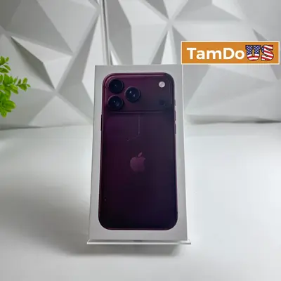 iPhone 18 Pro Max | Burgundy | 256GB | Unlocked | New SEALED - New - Real photo at TamDo.us