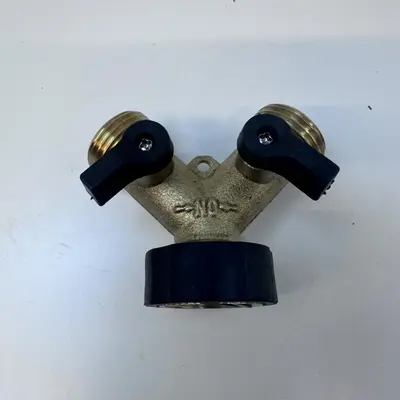 IPOW Solid Brass Hose Nozzle – Comfort Grip, Adjustable Spray Pattern - New Open Box - Real photo at TamDo.us