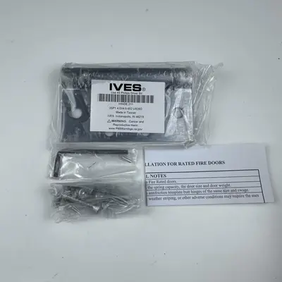 IVES 211 Ball Bearing Door Hinge 4.5" x 4.5", US26D Satin Chrome Finish - Thumbnail 1