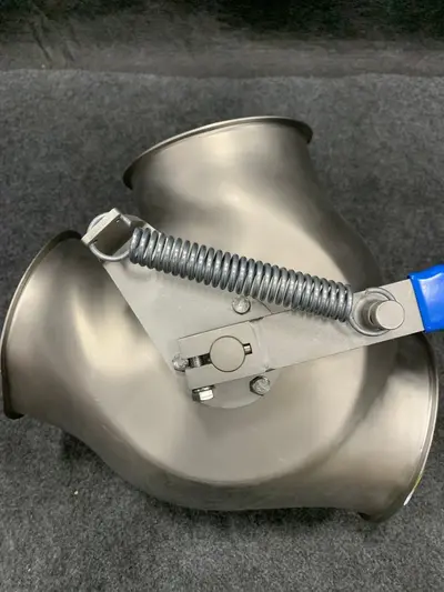 JACOB Two way valves with inlet collar - asymmetrical - hand operated - Thumbnail 9