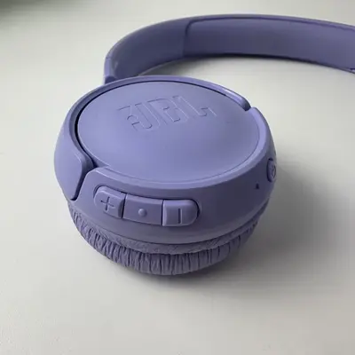 JBL Tune 520BT Wireless On-Ear Headphones Pure Bass Sound Bluetooth 5.3 Purple - Thumbnail 6