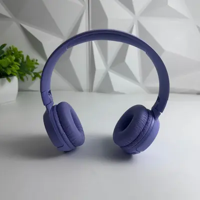 JBL Tune 520BT Wireless On-Ear Headphones Pure Bass Sound Bluetooth 5.3 Purple - Thumbnail 7