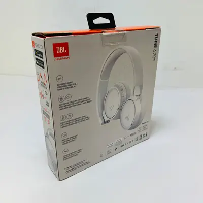 JBL Tune 670NC Wireless Adaptive Noise Cancelling Headphones Bluetooth White - Thumbnail 6