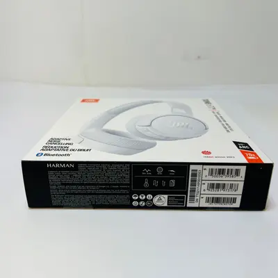 JBL Tune 670NC Wireless Adaptive Noise Cancelling Headphones Bluetooth White - Thumbnail 7