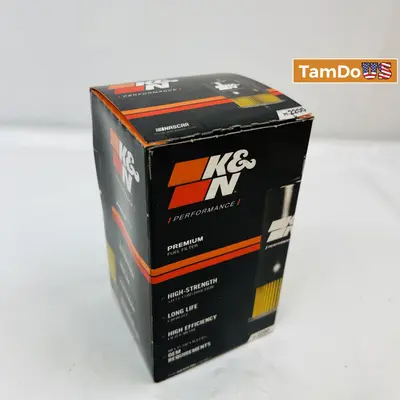 K&N PF-2200 In-Line Fuel Filter – Universal High-Flow Gas Filter for EFI/Carb Engines - Thumbnail 4