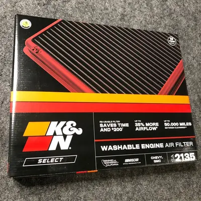 K&N Select Washable Engine Air Filter (SA2135) 1999-2019 Chevy, GMC HD Truck - Thumbnail 5