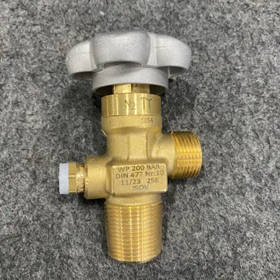 KASWELD Oxygen Cylinder – WP 200 BAR DIN 477 25E ISOV (11/23) - Thumbnail 3