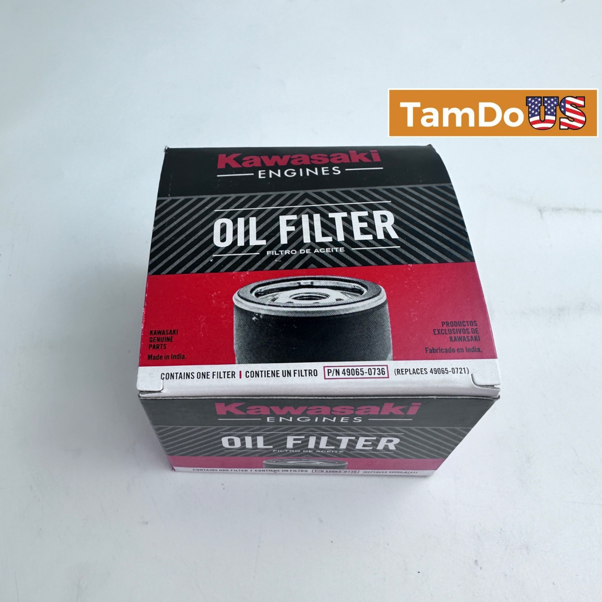 Kawasaki 49065-0736 OEM Engine Oil Filter FOR Lawn Mower Replaces 49065-0721 - Photo 1 - Real photo at TamDo.us