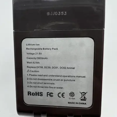 KEEPTOP V6 21.6V Replacement Battery 3800mAh - Thumbnail 3