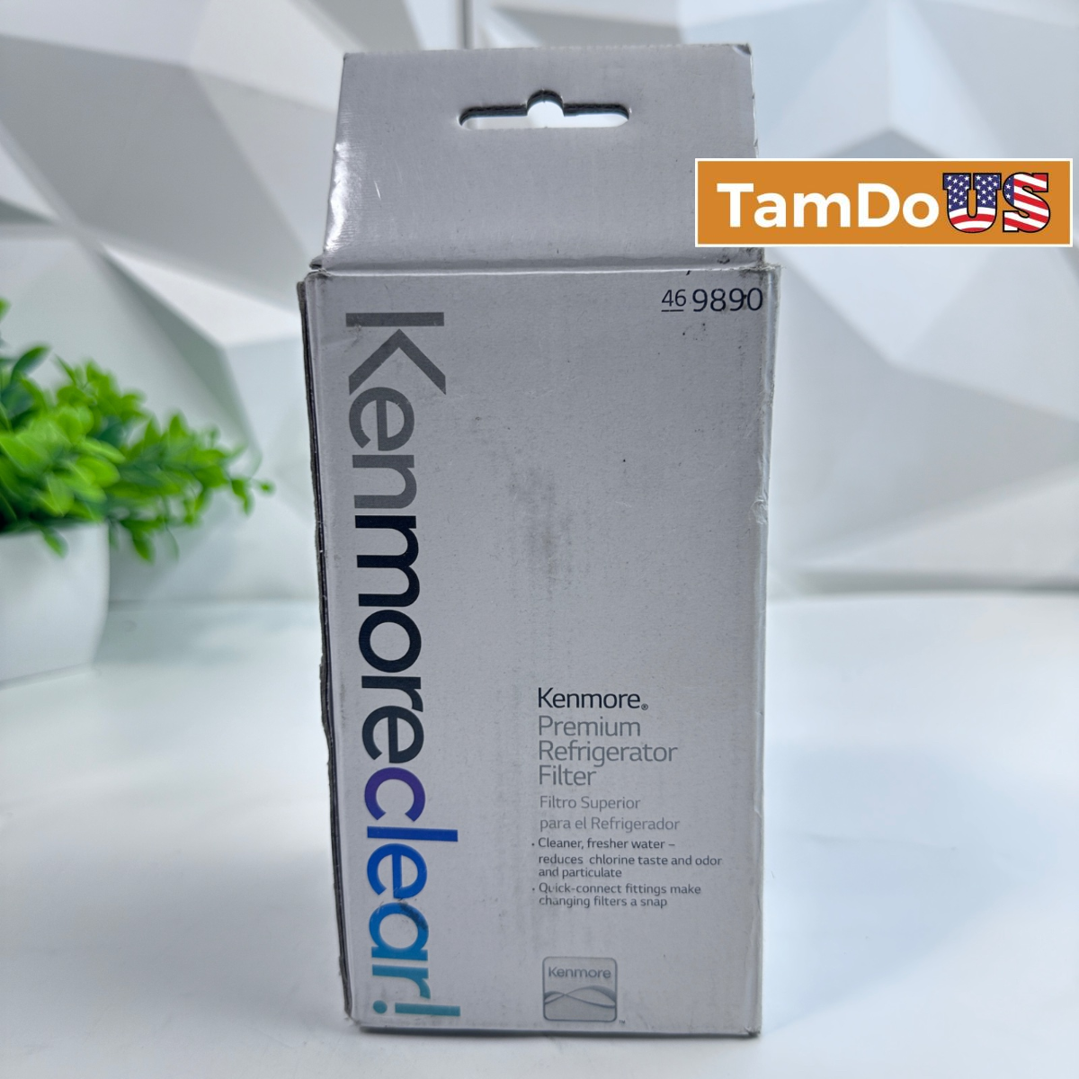 Kenmoreclear 46 9890 Refrigerator Water Filter 9890 Premium Replacement OEM - Photo 1 - Real photo at TamDo.us