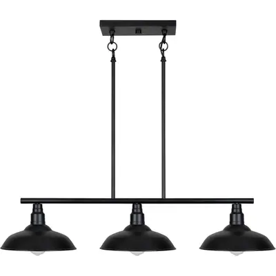 Kenroy Home 93512BL 3-Light Linear Pendant Ceiling Fixture - Thumbnail 2