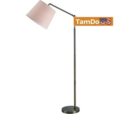 Kenroy Home Adjustable Swing Arm Floor Lamp 59" Bronze Finish - New - Real photo at TamDo.us