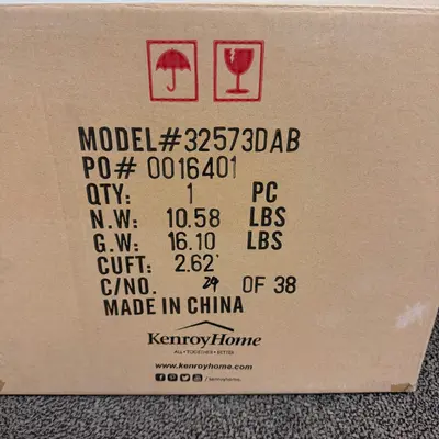 Kenroy Home Adjustable Swing Arm Floor Lamp 59" Bronze Finish - Thumbnail 7