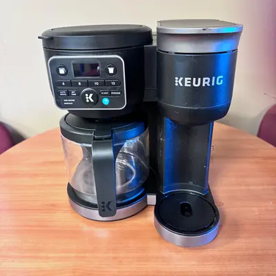 Keurig K-Duo Coffee Maker Single Serve & 12-Cup Carafe MultiStream Black - Thumbnail 2