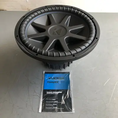 Kicker CompVX 15" Subwoofer 44CVX152, Dual Voice Coil, 2 Ohm, Car Audio Bass - Thumbnail 8
