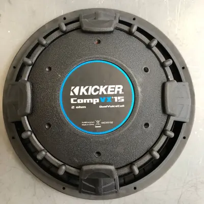 Kicker CompVX 15" Subwoofer 44CVX152, Dual Voice Coil, 2 Ohm, Car Audio Bass - Thumbnail 5