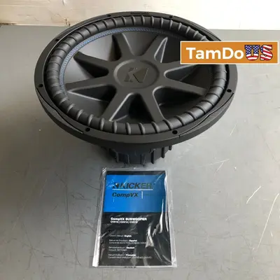 Kicker CompVX 15" Subwoofer 44CVX152, Dual Voice Coil, 2 Ohm, Car Audio Bass - New Open Box - Real photo at TamDo.us