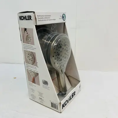 Kohler Multifunction Handshower 3-Spray Brushed Nickel Shower Head - Thumbnail 2