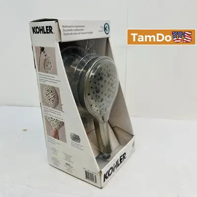 Kohler Multifunction Handshower 3-Spray Brushed Nickel Shower Head - New Open Box - Real photo at TamDo.us