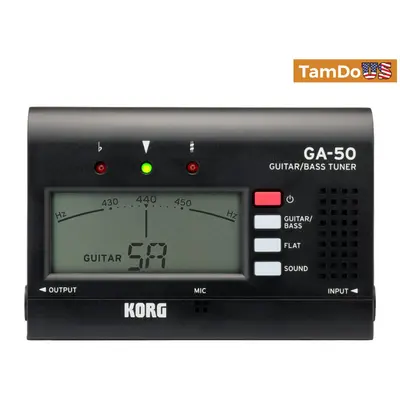 Korg GA-50 Handheld Guitar and Bass Digital Tuner Instrument Accessory - Thumbnail 1