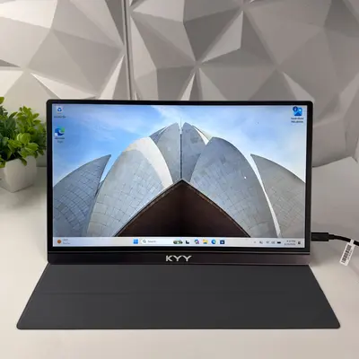KYY K3 15.6" FHD Portable Monitor, 1080P IPS, Type-C Mini HDMI Built-in Speakers - Thumbnail 10