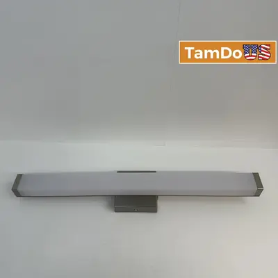 LED Vanity Wall Light 14W Nickel Finish 4000K - New Open Box - Real photo at TamDo.us