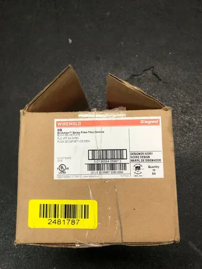 Legrand Wiremold 8B Evolution Poke-Thru Blank Device Plate - Thumbnail 2