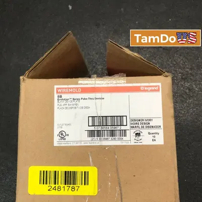 Legrand Wiremold 8B Evolution Poke-Thru Blank Device Plate - Thumbnail 1