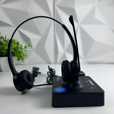 Leitner LH275 Wireless Dual-Ear Headset Office Telephone Computer Headset - Thumbnail 6
