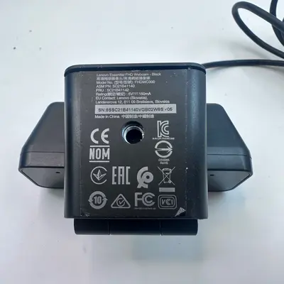 Lenovo Essential FHD Webcam Black 1080p Video USB Camera FHDWC300 PC Mac - Thumbnail 5