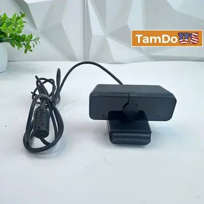 Lenovo Essential FHD Webcam Black 1080p Video USB Camera FHDWC300 PC Mac - Thumbnail 1