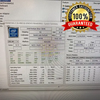 Lenovo IdeaCentre A340-22IGM AiO PC, 21.5-inch Touch, Pentium Silver, 8GB, 1TB HDD - Thumbnail 8